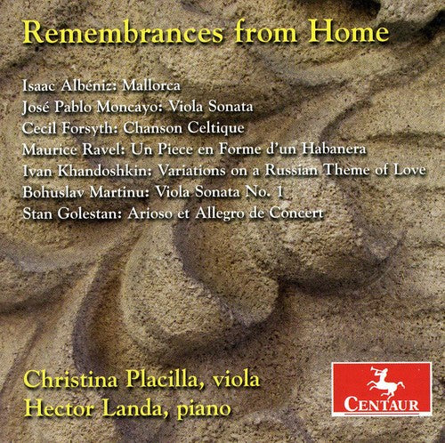 Albeniz/Ravel/Martinu - Remembrances from Home Music CD