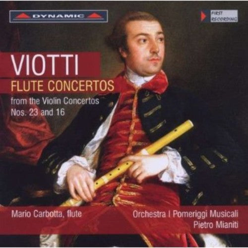 A. ROLLA - Flute Ctos from Violin Ctos Nos 23 & 16 [CD]