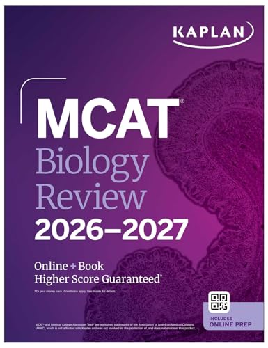 MCAT Biology Review 2026-2027: Online + Book - Paperback-0