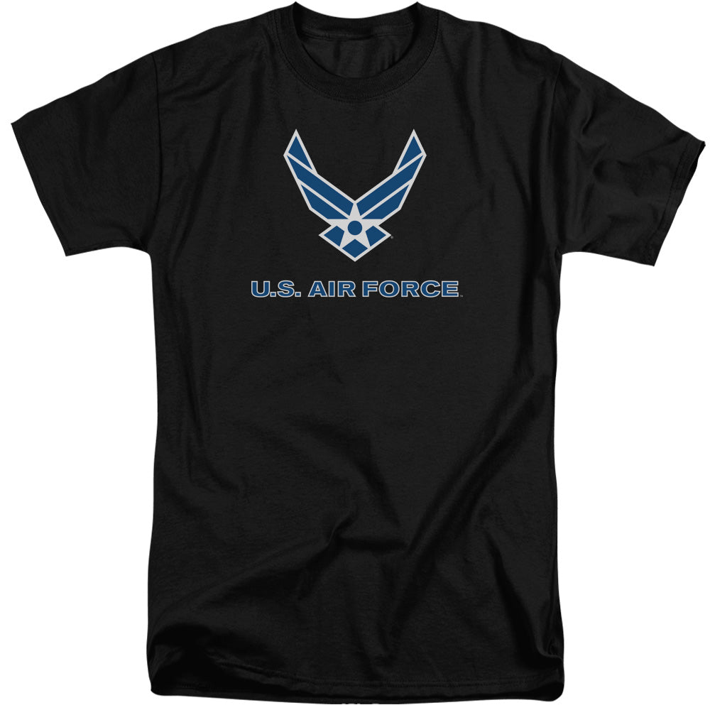Air Force Logo Mens Tall T Shirt Black Officially Licensed