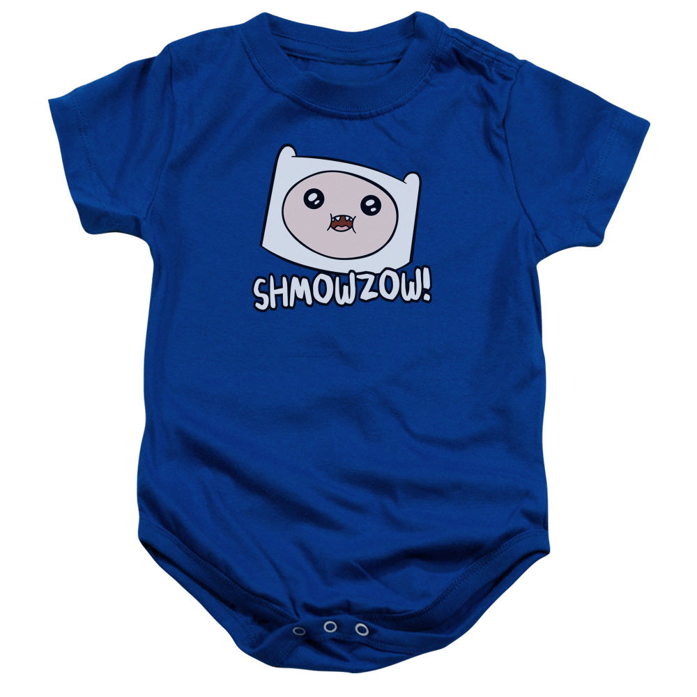 Adventure Time Shmowzow Infant Baby Snapsuit Royal Blue Officially Licensed