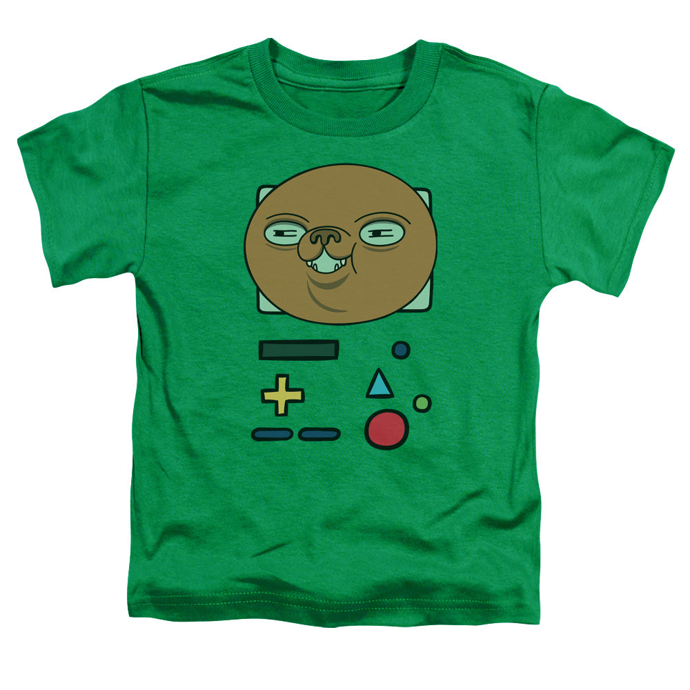 Adventure Time Bmo Mask Toddler Kids Youth T Shirt Kelly Green Officially Licensed