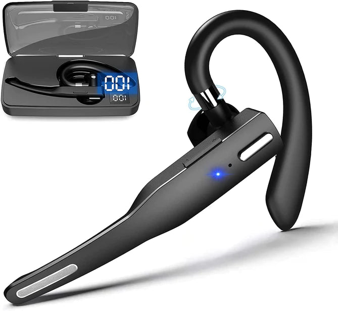 Bluetooth 5.1 Wireless Headset Noise Cancelling Hands Free Earphone