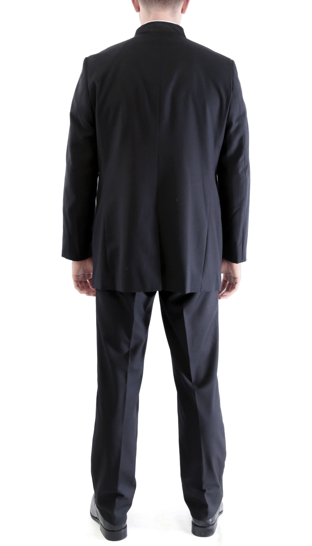 Ferrecci MIRAGE Mandarin Collar 2pc Tuxedo - Black-1