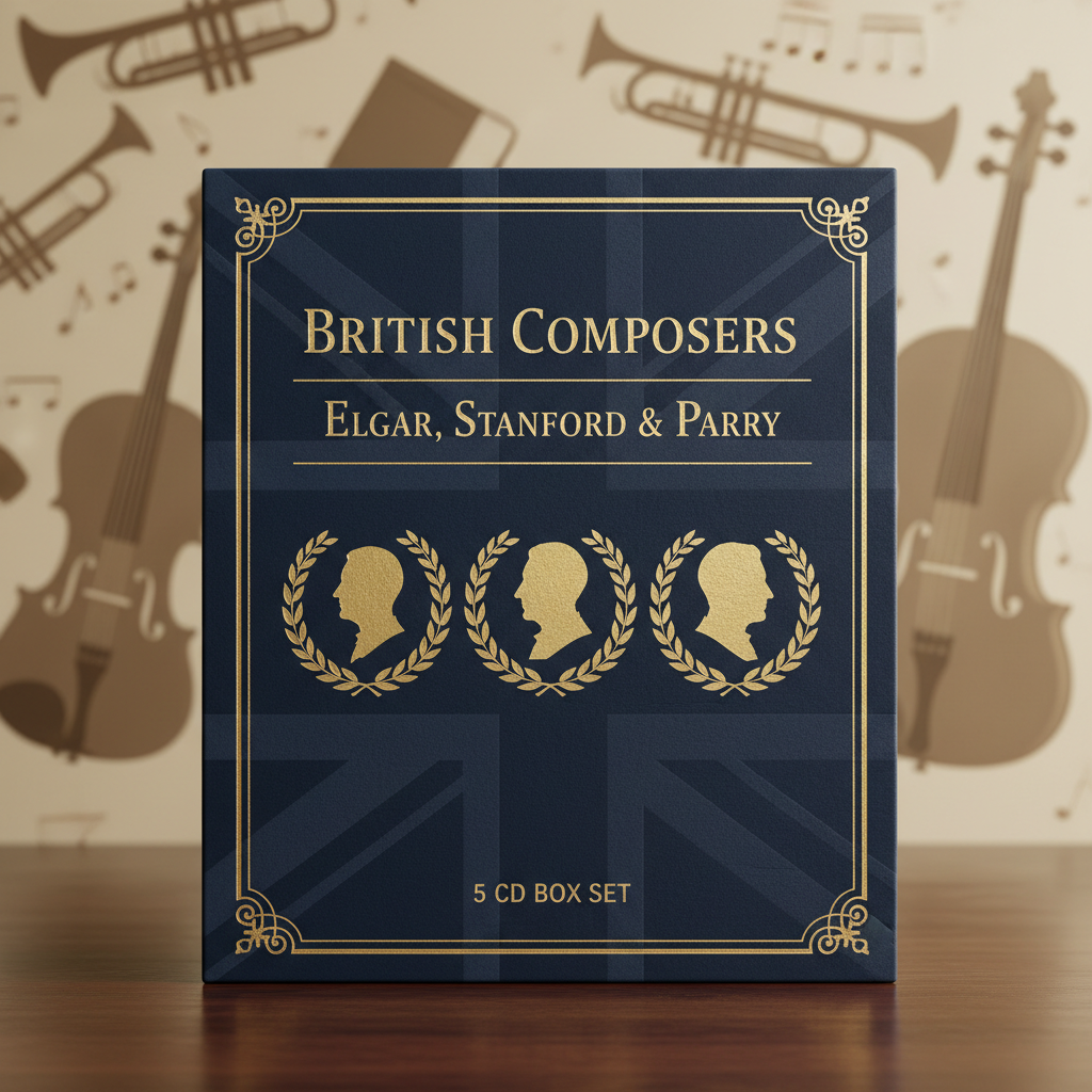 British Composers Elgar Stanford & Parry / Var - British Composers: Elgar Stanford & Parry / Var [5 CD]