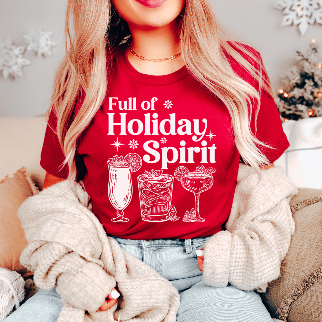 Full Of Holiday Spirit Tee-2