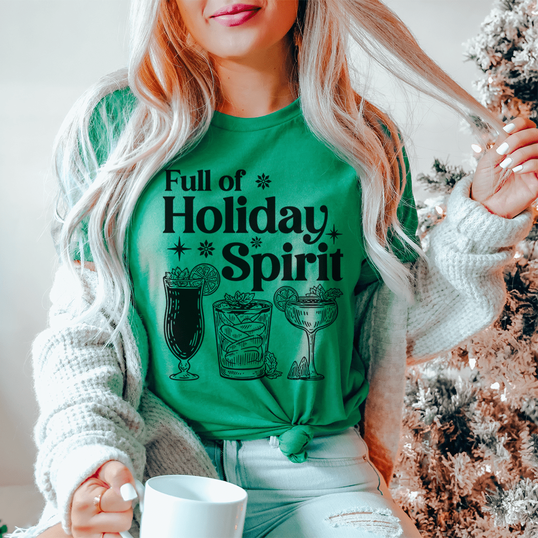 Full Of Holiday Spirit Tee-3